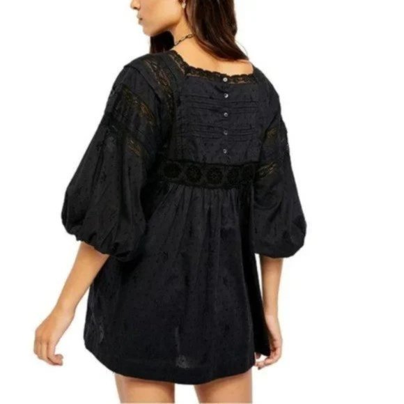 Free People Azalea Lace Tunic Dress. XS - Picture 6 of 13